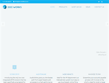 Tablet Screenshot of doc-works.co.uk